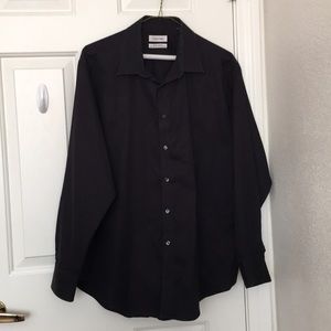 Calvin Klein Men’s Long sleeve bottom up shirt